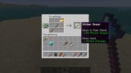 Use one of the materials listed above to create the Minecraft spear (Image via Sportskeeda Gaming || Mojang Studios)